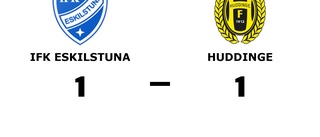 IFK Eskilstuna och Huddinge delade på poängen