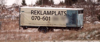 Reklamskyltar anmälda