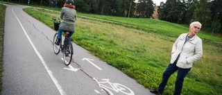 Cykelvägen har varit sprucken i flera år