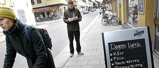 Klurigt att hitta grön mat i Uppsala