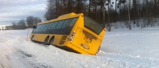 UL-buss körde av vägen