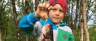 Truls för fiskelycka med sig