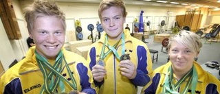 Medaljsuccé för Öjeby AK:s lyftare