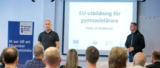 Gymnasielärare får EU-utbildning