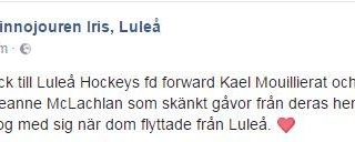 Luleå Hockey-centerns fina gest