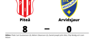 Piteå utklassade Arvidsjaur på hemmaplan