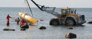 Segelbåt bärgades vid Norderstrand