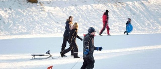 Äntligen kunde gotlänningarna njuta av snön