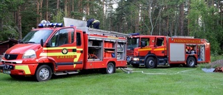 Hund räddade husse från husbrand