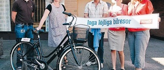 Hellre ut och cykla än löjliga bilresor