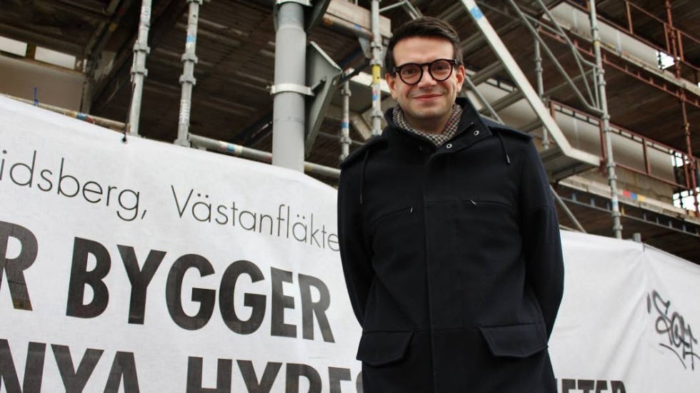 Elias Aguirre (S). "Vi vill attrahera nya byggaktörer till Linköping".