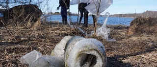 Ungdomar plockade skräp på Gränsö