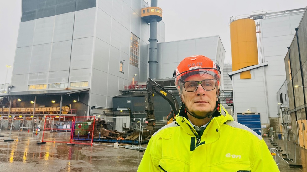 Jonas Lind, försäljningschef på Eon i Norrköping, är en av de som är inblandade när Eon storsatsar på en ny anläggning vid Händelöverket.
