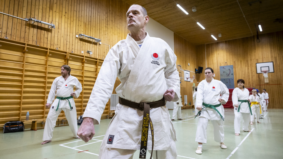 Alviks Shotokan och Karateklubb under ledning av Mats Nilsson som ofta får tar rollen som medtränare under träningspassen.