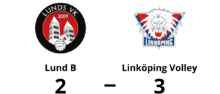 Seger för Linköping Volley mot Lund B efter avgörande i femte set