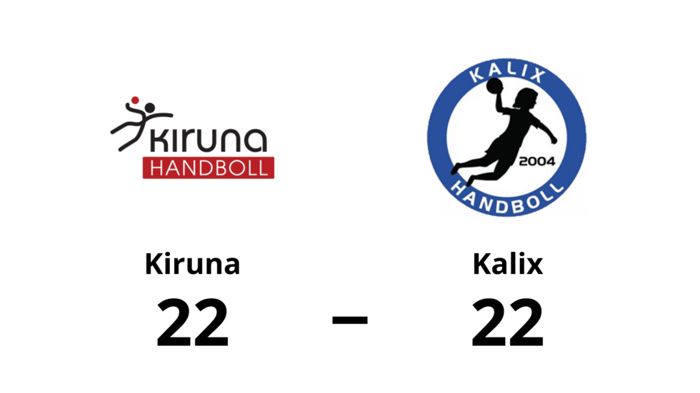 Kiruna HK spelade lika mot Kalix HK