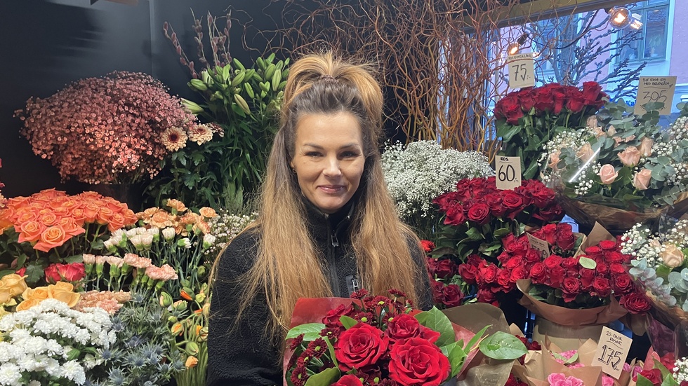 Under alla hjärtans dag kommer butikens dörrklocka klinga sig varm, enligt Emeli Björkman. De har även fått in flera beställningar via internet. 