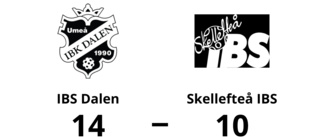 Stark seger för IBS Dalen mot Skellefteå IBS