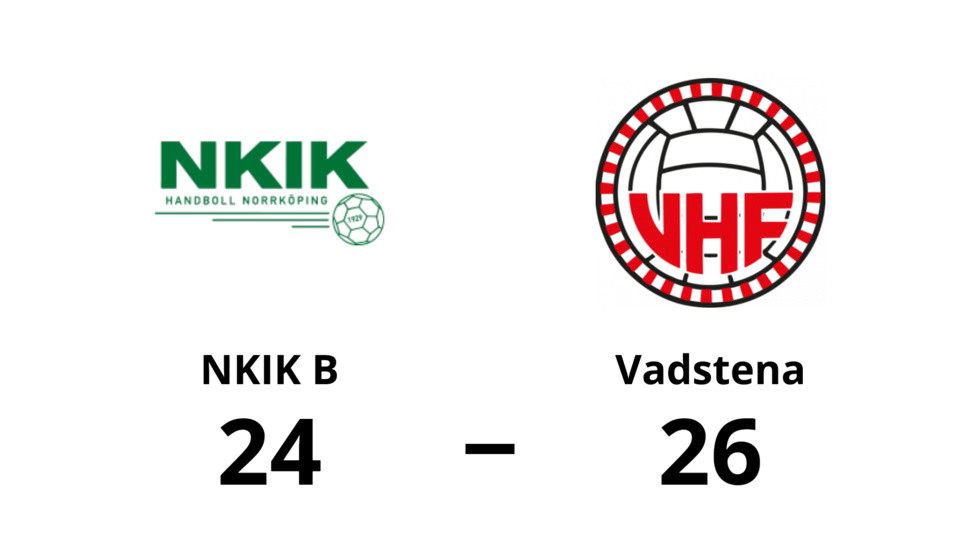 NKIK B förlorade mot Vadstena HF