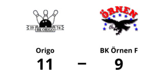 11-9-seger för Origo mot BK Örnen F