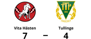 7-4-seger för Vita Hästen mot Tullinge