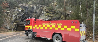 Larm om brand i vattenverket i Boden