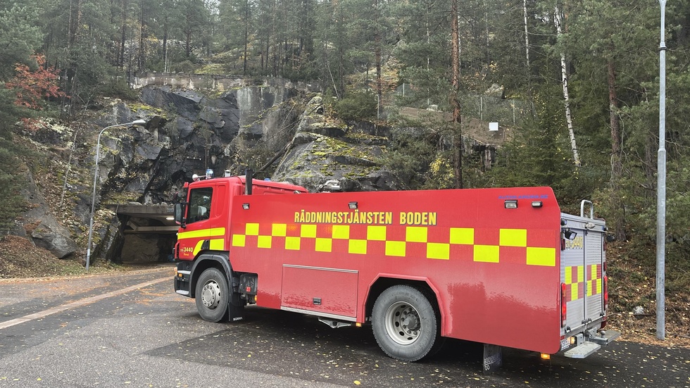 Ett larm om brand i vattenverket i Boden inkom vid strax före elva på onsdagen. 