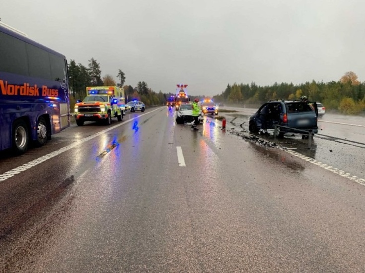 Olyckan inträffade en morgon i oktober.