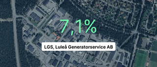 Stort intäktsfall för LGS, Luleå Generatorservice AB – ner 29,2 procent