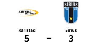 Sirius föll mot Karlstad med 3-5