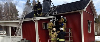 Brand i fritidshus