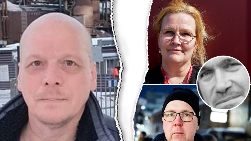 Debatten går het efter att sverigedemokraten Ulf Karlström valdes till IF Metall-ordförande på SSAB. På bilden: Lotta Adolfsson, Kommunal, Krister Englund, IF Metall SSAB, och Krister Johansson, ordförande för LO i norra Sverige.   