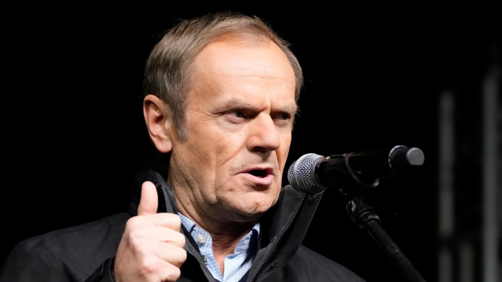 EU:s tidigare rådsordförande Donald Tusk, numera ledare för det polska oppositionspartiet Medborgarplattformen. Arkivbild.