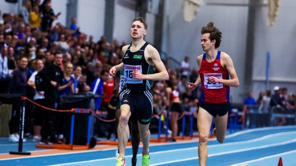 Jonas Leanderson, svensk mästare som siktar mot EM på 3000 meter.