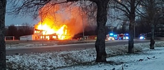 Många frågor efter brand