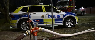 Knarkfynd efter brand – man anhållen