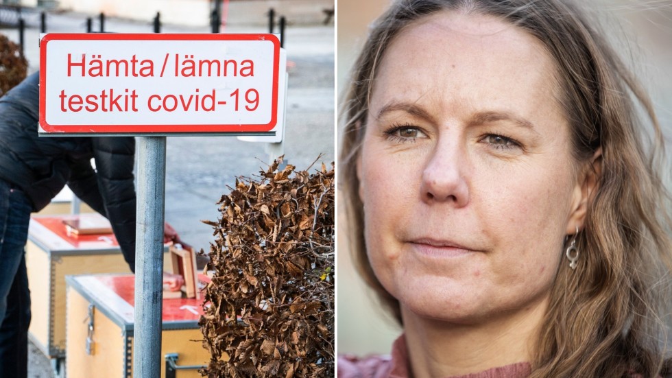 Linda Eklund är provtagningssamordnare covidproverna på Gotland.