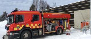 Brand i byggnad i Skellefteå