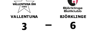 Björklinge vann mot Vallentuna på bortaplan