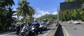 Sjukvårdspersonal angreps i Guadeloupe