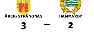 Uddamålsseger när Åker/Strängnäs besegrade Hammarby