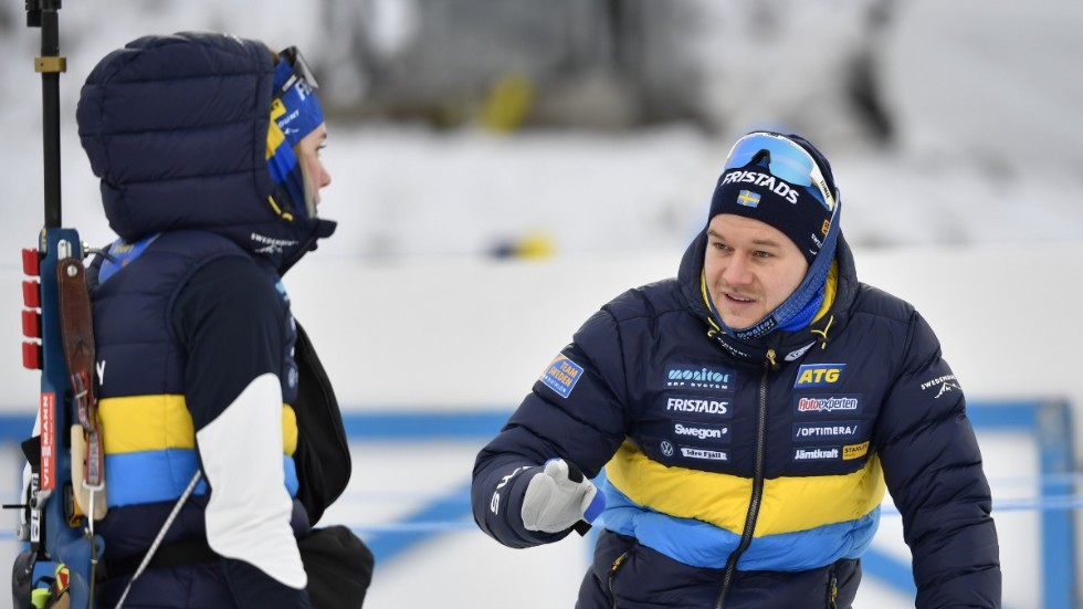 Johannes Lukas rördes till tårar efter stafettguldet. Arkivbild.