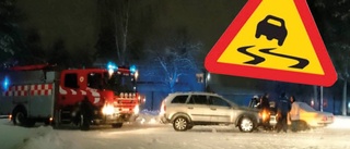 Varning: Snön skapar kaos