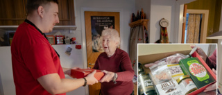 Uppskattad gest i juletid • Berit, 86, om hemtjänstens present: "Större betyder inte bättre, den här känns alldeles lagom"