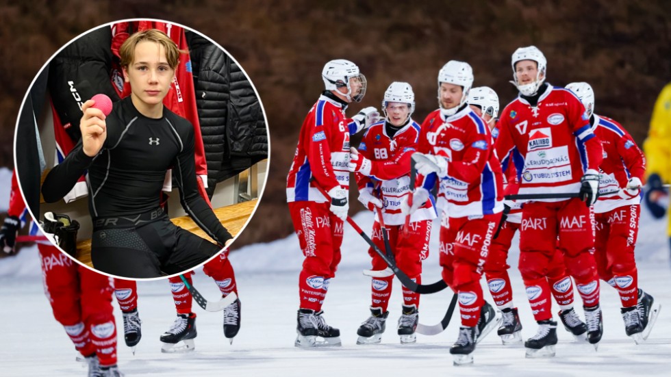 "Det var svårt, det går ju så fort, men nog gick det bra", säger målskytten Vidar Fredriksson.