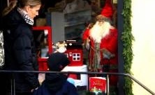 Julpyssel signum vid första adventsfirande