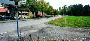 Bossgårdsvägens sträckning  
lösningen på trafikproblem