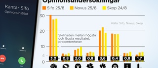 Så pålitliga är opinionsmätningarna