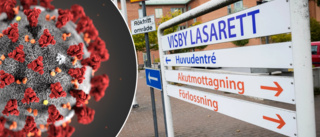 Fyra personer vårdas på Visby lasarett • En minskning jämfört med föregående vecka