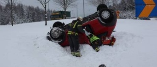 Man allvarligt skadad i olycka